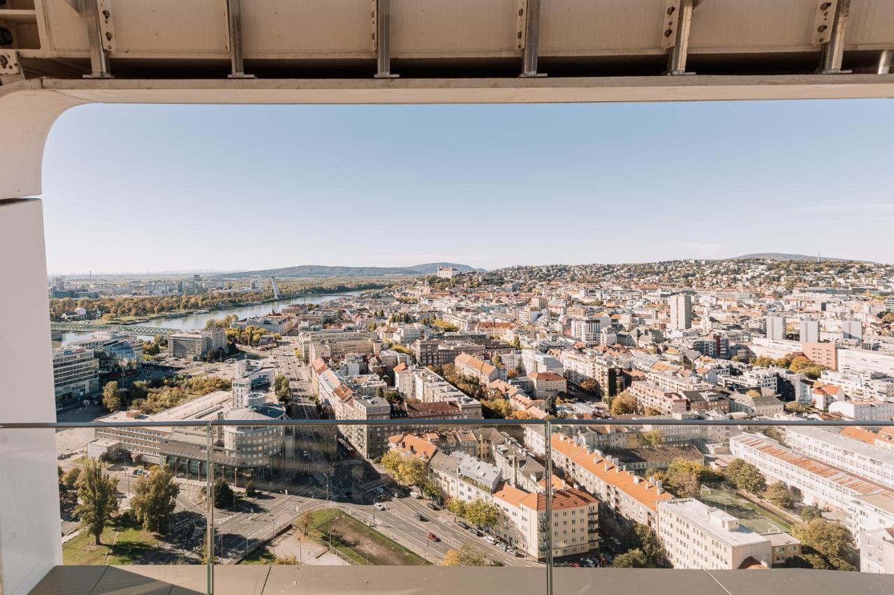 Skau Coral Residence In Sky Park 22 Floor 1Tower Panoramic View Free Parking Bratislava Exterior foto